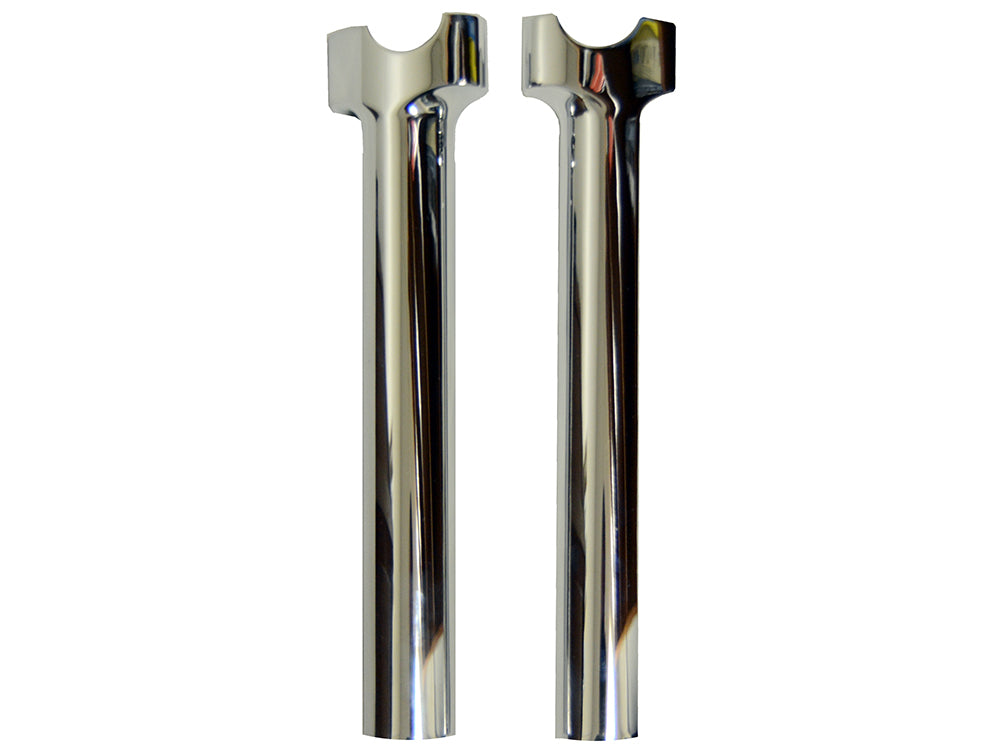 Wild 1 Inc WO530S 9-1/2" Tall Risers w/1-1/4" Thick Base Chrome for 1" Handlebar