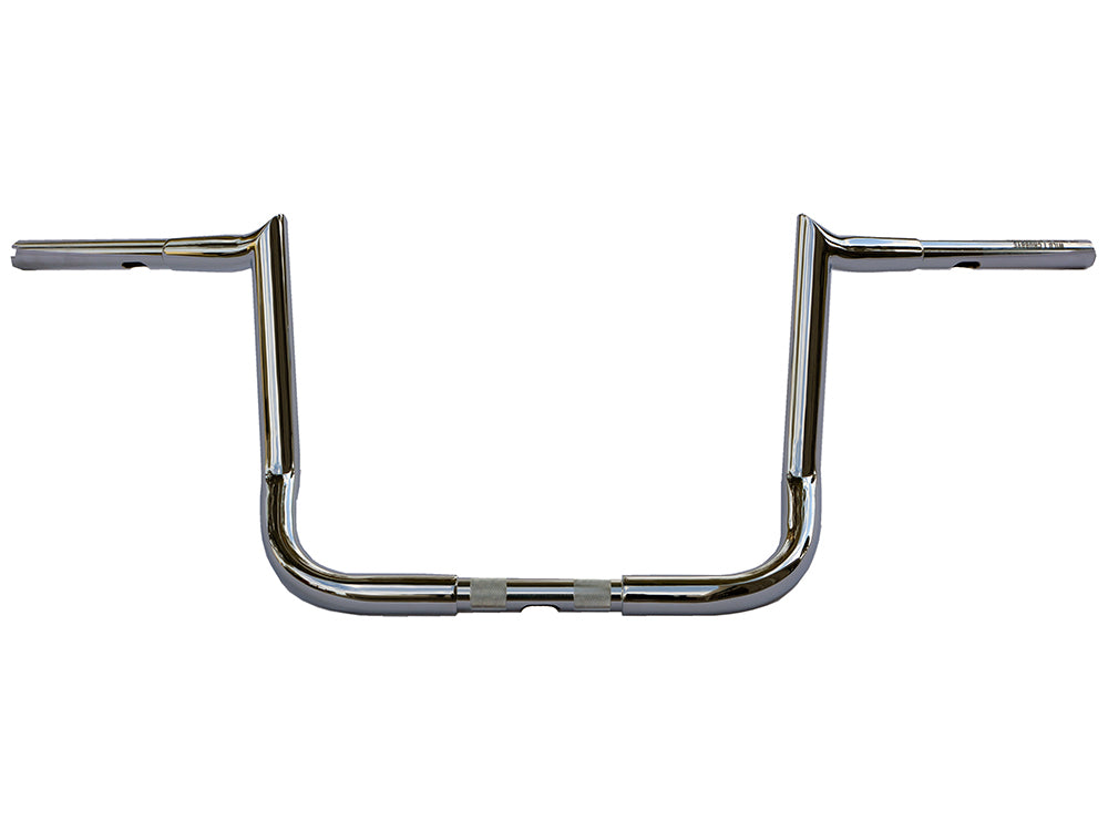 Wild 1 Inc WO592 12" x 1-1/4" Chubby Bagger Hooked Ape Hanger Handlebar Chrome for Ultra/Street Glide 96-Up