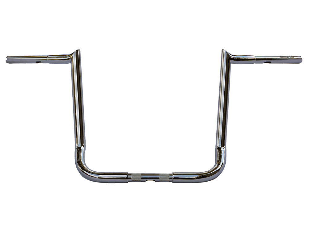 Wild 1 Inc WO596 16" x 1-1/4" Chubby Bagger Hooked Ape Hanger Handlebar Chrome for Ultra/Street Glide 96-Up