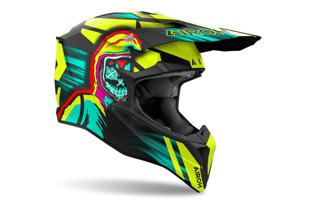 Airoh Wraaap Cyber Matte Yellow Helmet