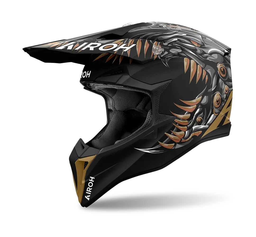 Airoh Wraaap Cyborg Matte Helmet