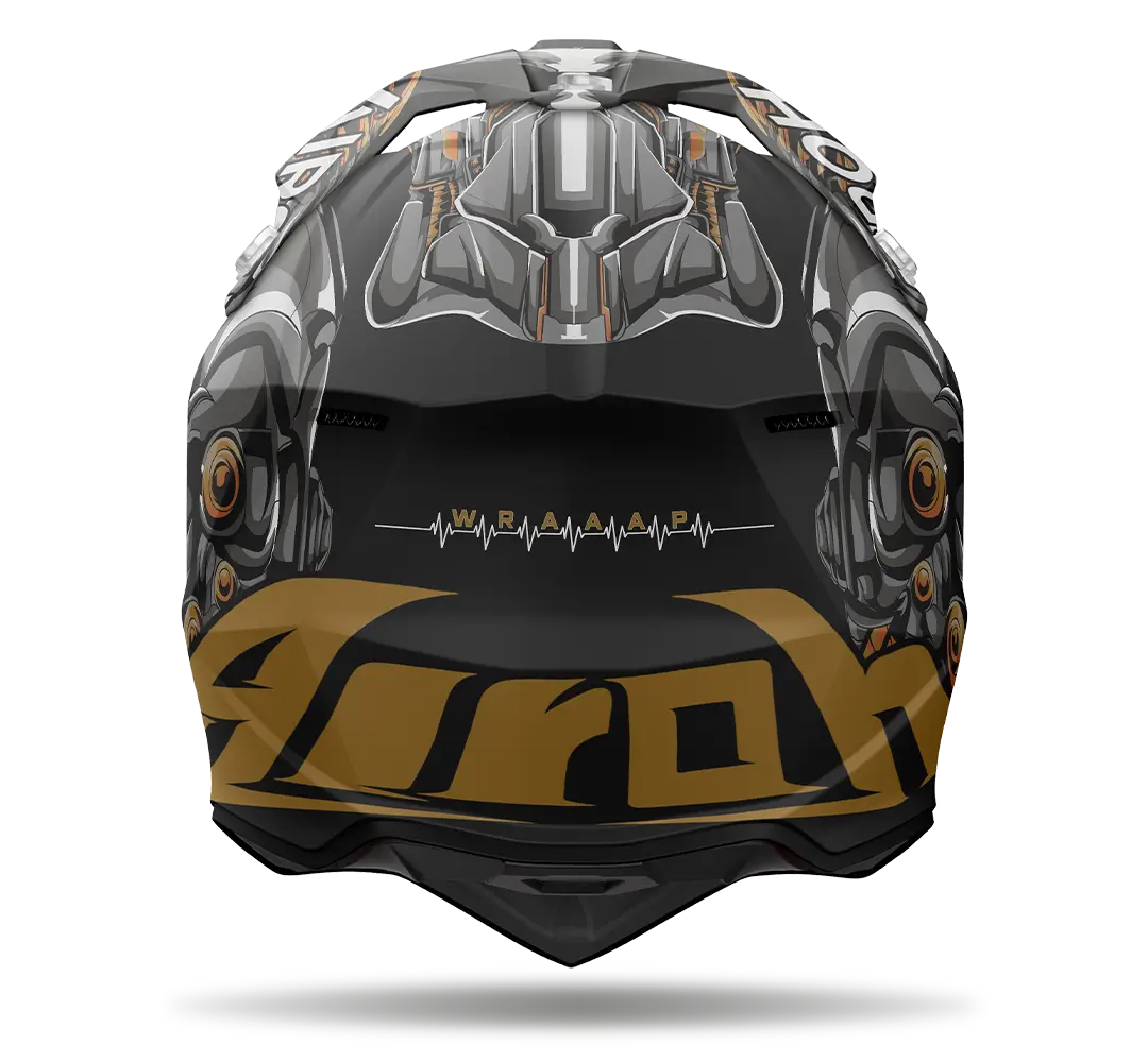 Airoh Wraaap Cyborg Matte Helmet