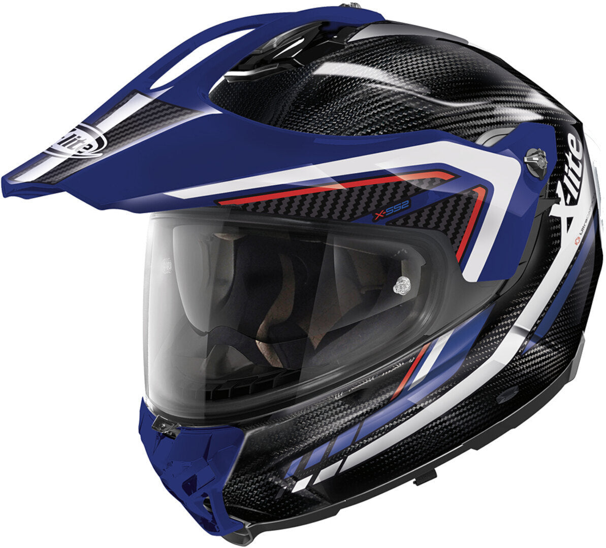 X-Lite X-552 Ultra Carbon Latitude 17 Black/Blue/Red/White Helmet