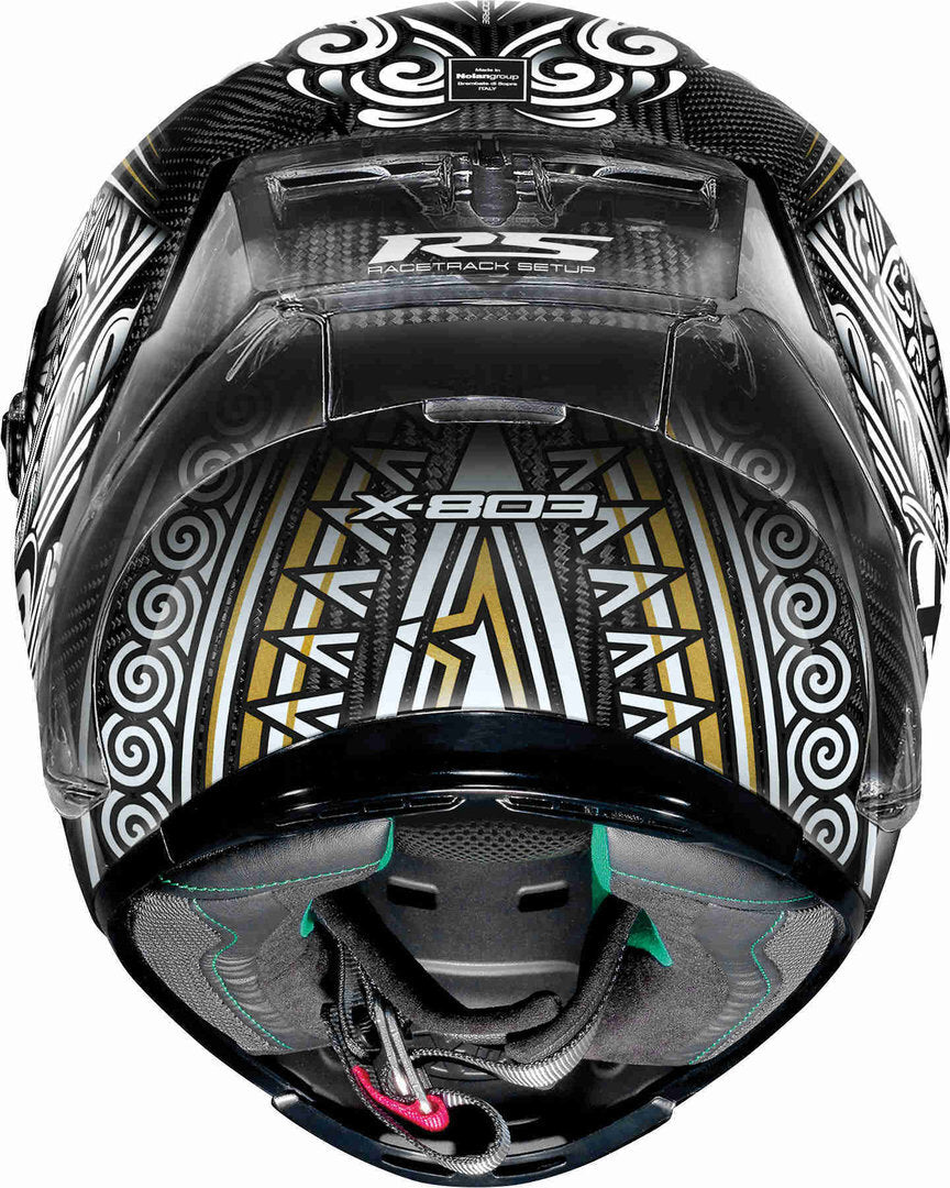 X-Lite X-803 RS Ultra Carbon Replica A.Canet Test Carbon/White/Silver/Gold 61 Helmet