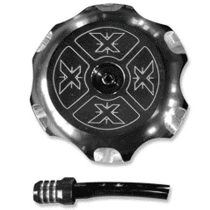 X-Tech XTMA144 Gas Cap Black for Kawasaki KX 05-08/KXF 06-Up/Yamaha YZ 03-Up/YZF 03-Up