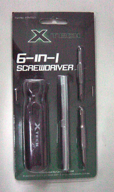 X-Tech XTMT021 6-in-1 Screwdriver