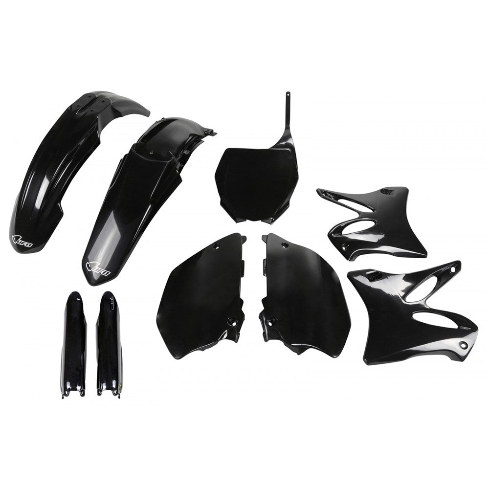 UFO Full Plastics Kit Black for Yamaha YZ 125/YZ 250 06-14