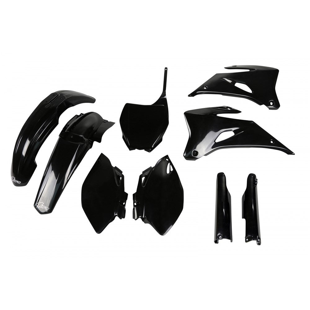 UFO Full Plastics Kit Black for Yamaha YZ 250 F/YZ 450 F 08-09