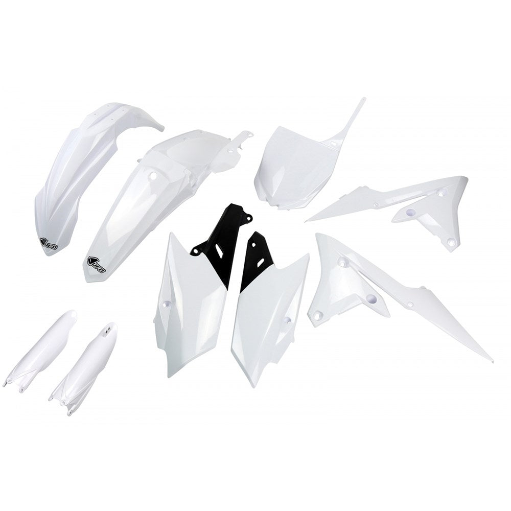 UFO Plastics Kit White for Yamaha YZF 250 14-18/YZF 450 14-17