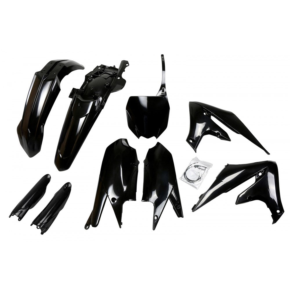 UFO Full Plastics Kit Black for Yamaha YZ 250 F 19-23/YZ 450 F 18-22/YZ 250 FX 20-24/YZ 450 FX 20-23