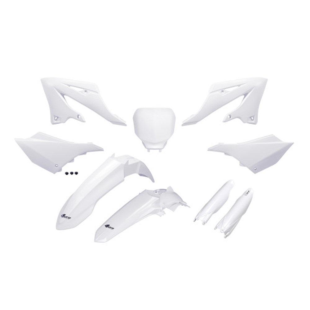 UFO Restyle Full Plastics Kit White for Yamaha YZ 125 21-26/YZ 250 21-25
