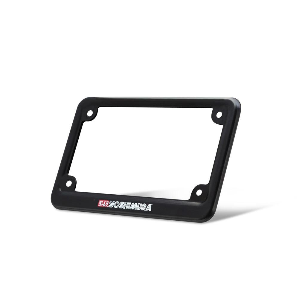 Yoshimura YO-070BG-LPF-K Motorcycle 4" x 7" License Plate Frame