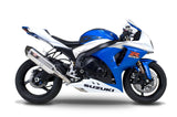 Yoshimura R-77 Race Stainless Full Exhaust System w/Stainless Sleeve/Carbon End Cap for Suzuki GSX-R1000 09-11