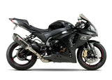 Yoshimura R-77 Street Stainless Slip-On Muffler w/Carbon Sleeve/Carbon End Cap for Suzuki GSX-R1000 12-16