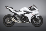 Yoshimura Alpha T Race Stainless Full Exhaust System w/Stainless Sleeve/Carbon End Cap for Suzuki GSX250R 18-20