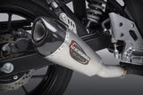 Yoshimura Alpha T Street Stainless Slip-On Muffler w/Stainless Sleeve/Carbon End Cap for Suzuki GSX250R 18-20