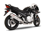 Yoshimura TRS Street Stainless Slip-On Muffler w/Stainless Sleeve/Stainless End Cap for Suzuki GSF/GSX1250FA 07-11