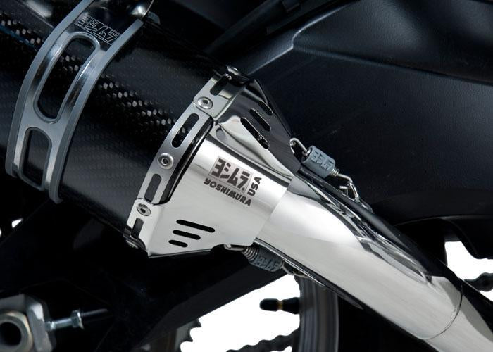 Yoshimura TRC-D Race Stainless Full Exhaust System w/Carbon Sleeve/Carbon End Cap for Suzuki GSX-R600/750 11-20