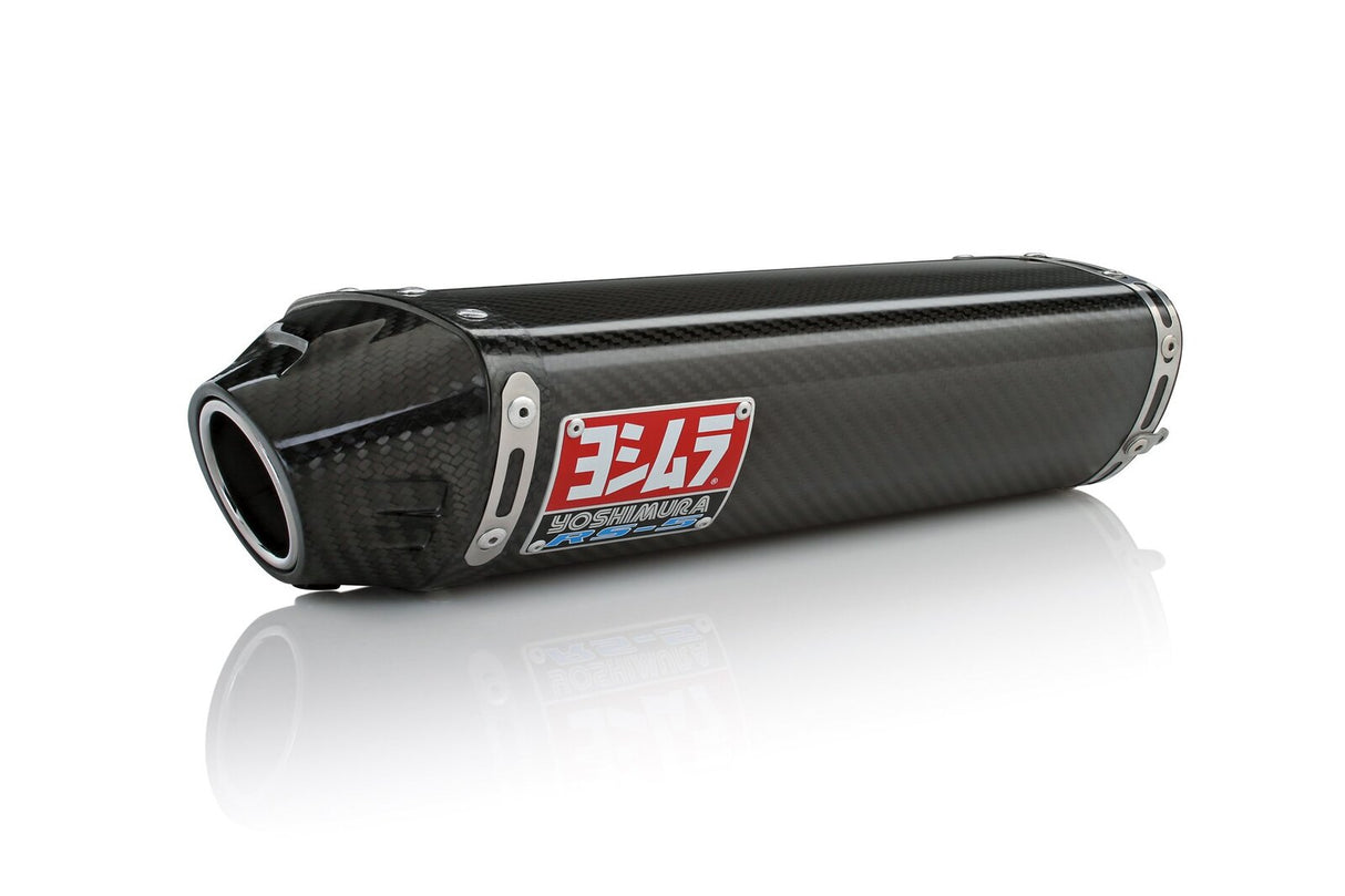 Yoshimura RS-5 Race Stainless Slip-On Muffler w/Carbon Sleeve/Carbon End Cap for Honda CBR1000RR 04-07