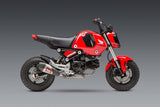 Yoshimura RS-9T Race Stainless Full Exhaust System w/Stainless Sleeve/Carbon End Cap for Honda Grom 2022