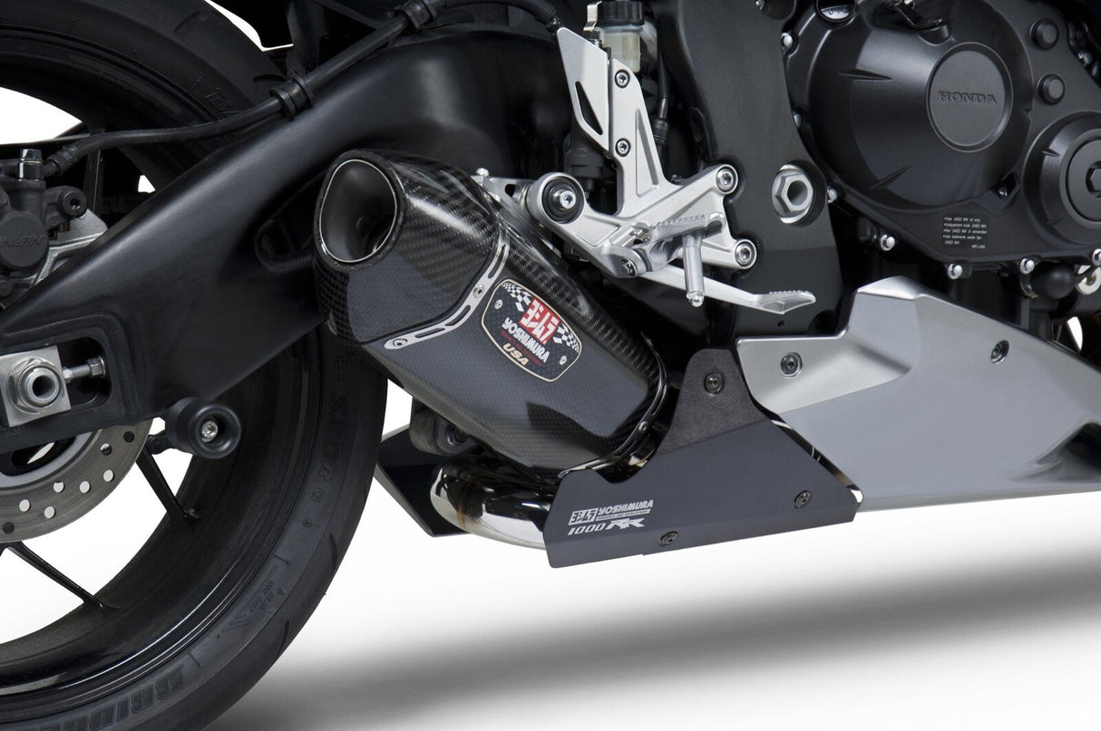 Yoshimura R-77 Race Stainless Slip-On Muffler w/Carbon Sleeve/Carbon End Cap for Honda CBR1000RR/ABS 12-13