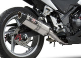 Yoshimura R-77 Race Stainless Full Exhaust System w/Stainless Sleeve/Carbon End Cap for Honda CBR250R 11-13