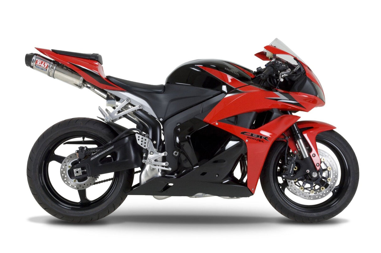 Yoshimura RS-5 Race Stainless Full Exhaust System w/Stainless Sleeve/Carbon End Cap for Honda CBR600RR 09-20