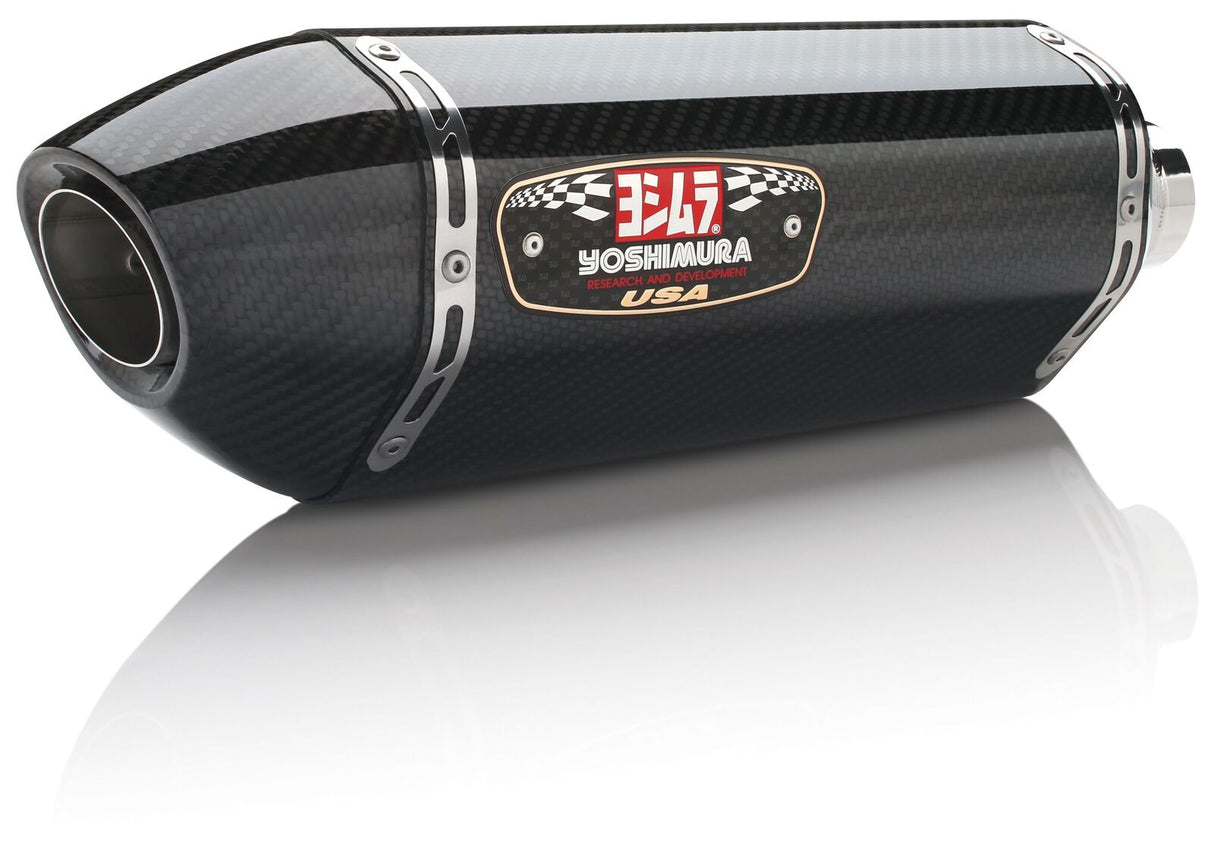 Yoshimura R-77 Signature Stainless Slip-On Muffler w/Carbon Sleeve/Carbon End Cap for Honda CB500X 2016