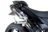 Yoshimura R-77 Street Stainless Dual Slip-On Mufflers w/Carbon Sleeve/Carbon End Cap for Yamaha YZF-R1 09-14