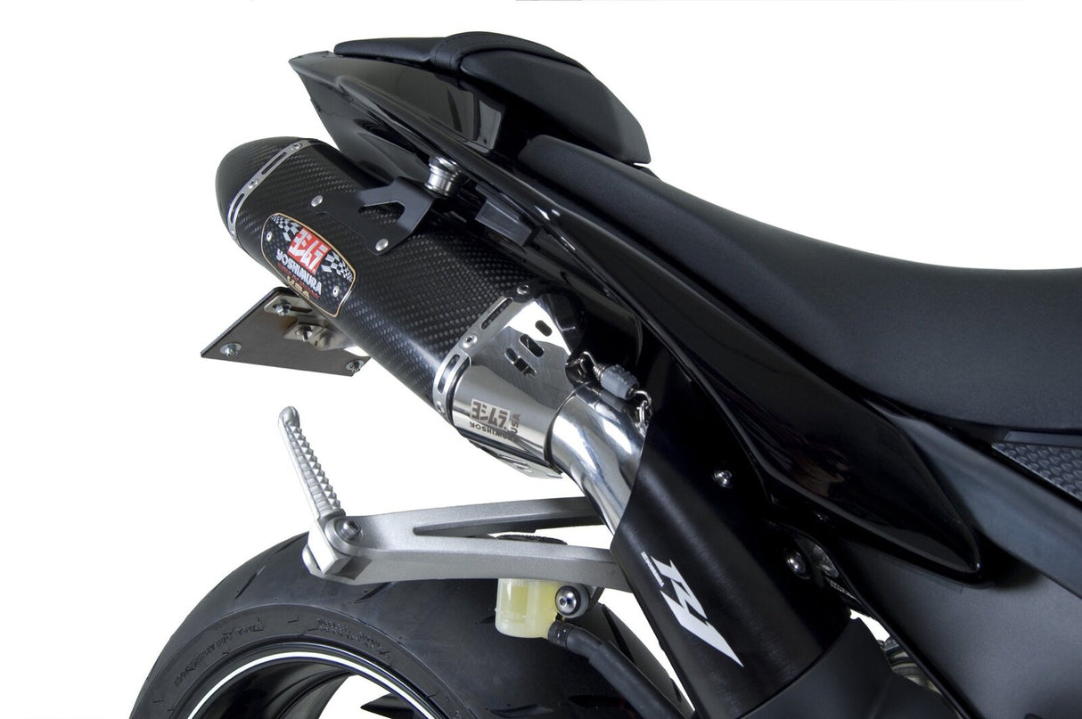 Yoshimura TRC-D Street Stainless Dual Slip-On Mufflers w/Carbon Sleeve/Carbon End Cap for Yamaha YZF-R1 09-14