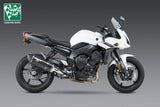 Yoshimura R-77 Signature Stainless Slip-On Muffler w/Carbon Sleeve/Carbon End Cap for Yamaha FZ1 06-13