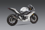 Yoshimura R-77 Race Stainless Full Exhaust System w/Carbon Sleeve/Carbon End Cap for Yamaha YZF-R3 15-20