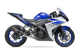 Yoshimura R-77 Race Stainless Full Exhaust System w/Carbon Sleeve/Carbon End Cap for Yamaha YZF-R3 15-20