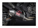 Yoshimura RS-2 Race Stainless Full Exhaust System w/Carbon Sleeve/Stainless End Cap for Kawasaki Z125 PRO 17-21