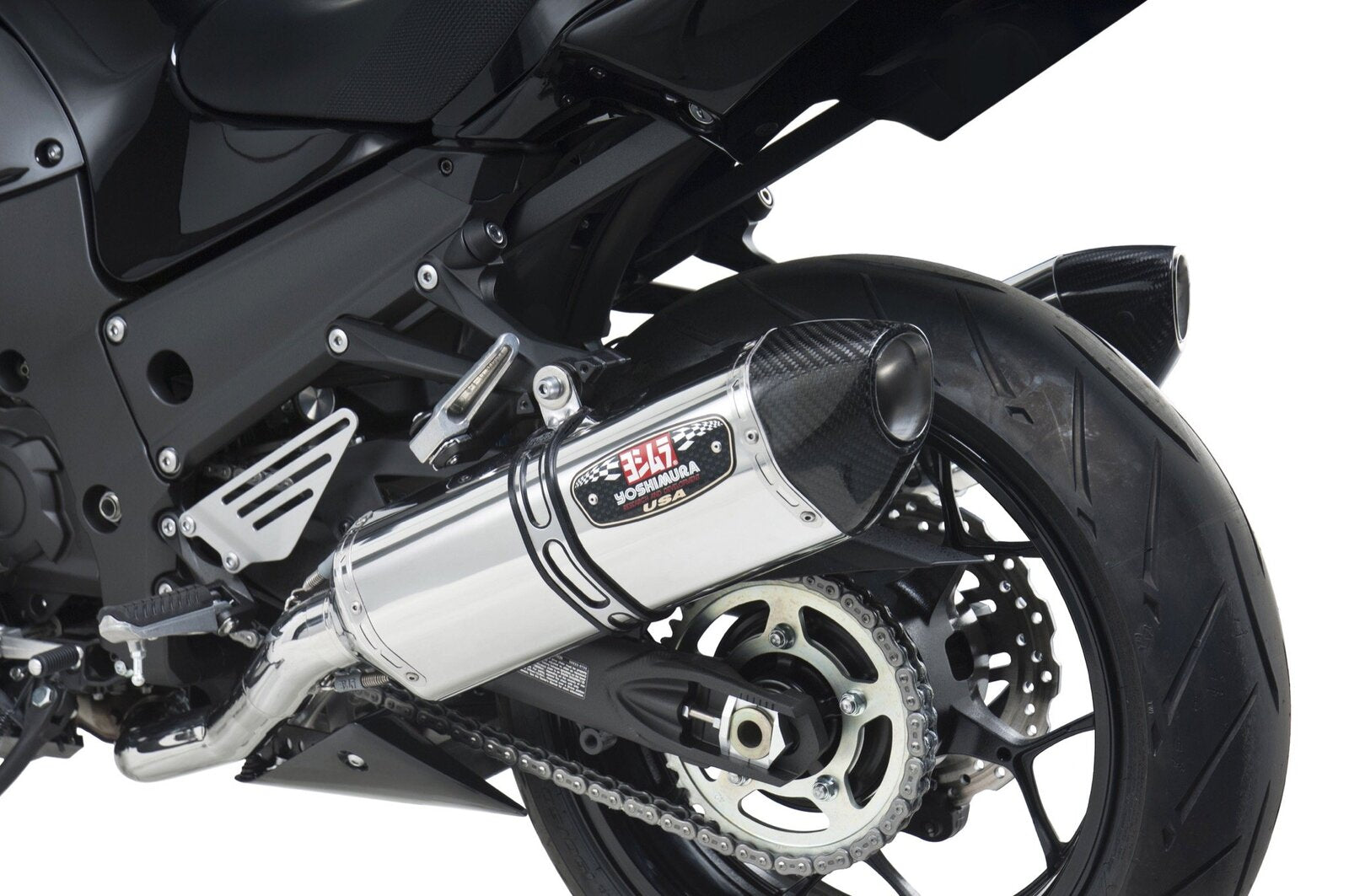 もんかり Yoshimura R-77 Race Stainless Dual Slip-On Mufflers w