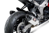 Yoshimura R-77 Street Stainless Dual Slip-On Mufflers w/Stainless Sleeve/Carbon End Cap for Kawasaki Ninja 1000 11-13