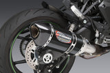 Yoshimura Alpha Street Stainless Works Finish Slip-On Muffler w/Carbon Sleeve/Carbon End Cap for Kawasaski Ninja 1000SX 2020