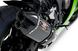 Yoshimura R-77D Street Stainless Slip-On Muffler w/Carbon Sleeve/Carbon End Cap for Kawasaki Ninja ZX-10R 11-15