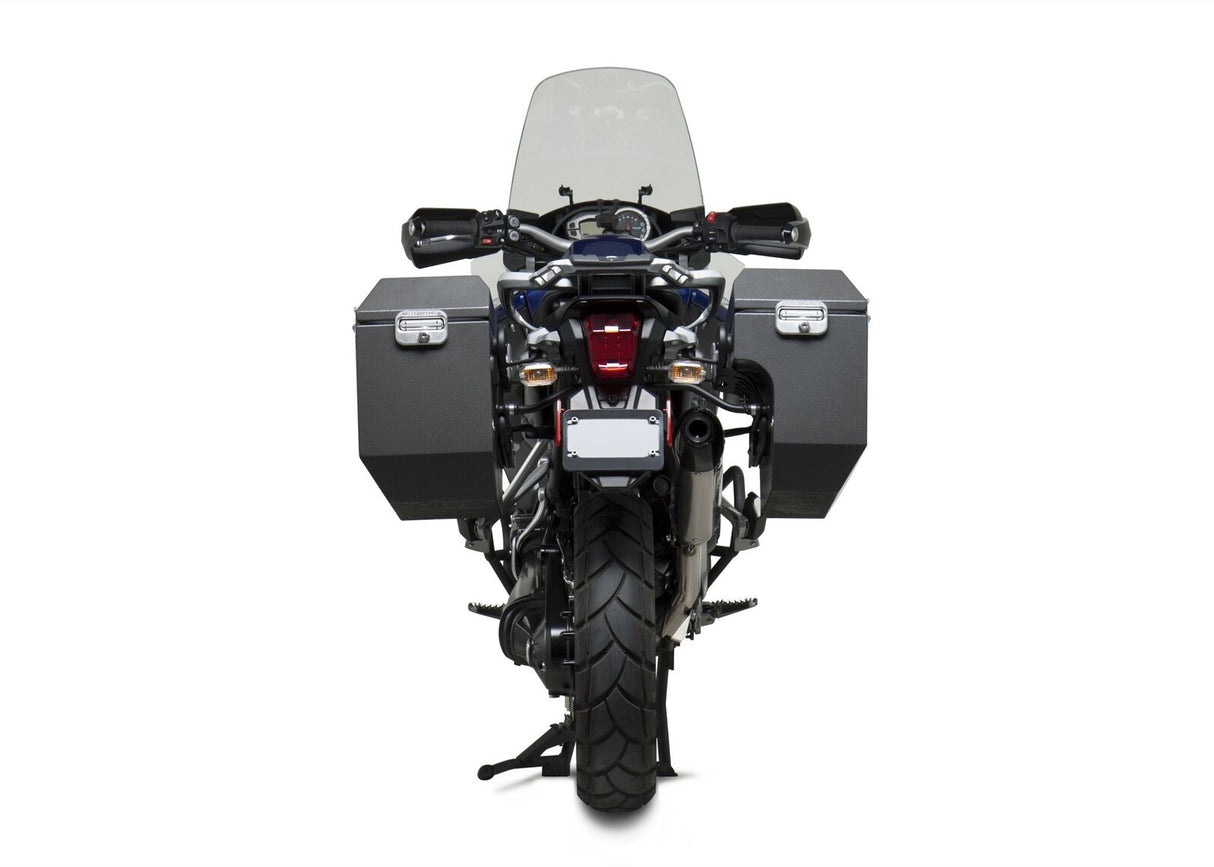 Yoshimura RS-4T Street Stainless Slip-On Muffler w/Stainless Sleeve/Stainless End Cap for Triumph Tiger Explorer 12-13