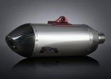 Yoshimura RS-4T Street Stainless Slip-On Muffler w/Stainless Sleeve/Stainless End Cap for Triumph Tiger Explorer 12-13