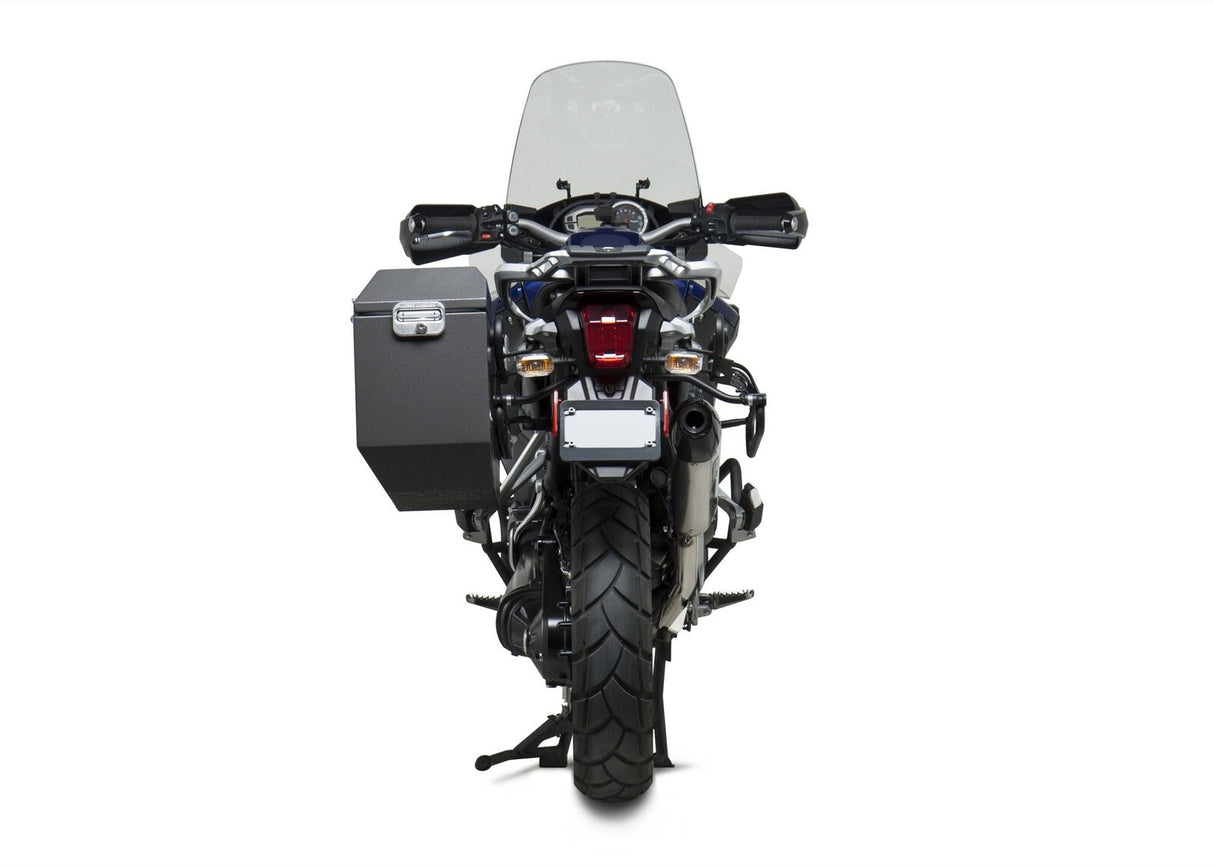 Yoshimura RS-4T Street Stainless Slip-On Muffler w/Stainless Sleeve/Stainless End Cap for Triumph Tiger Explorer 12-13