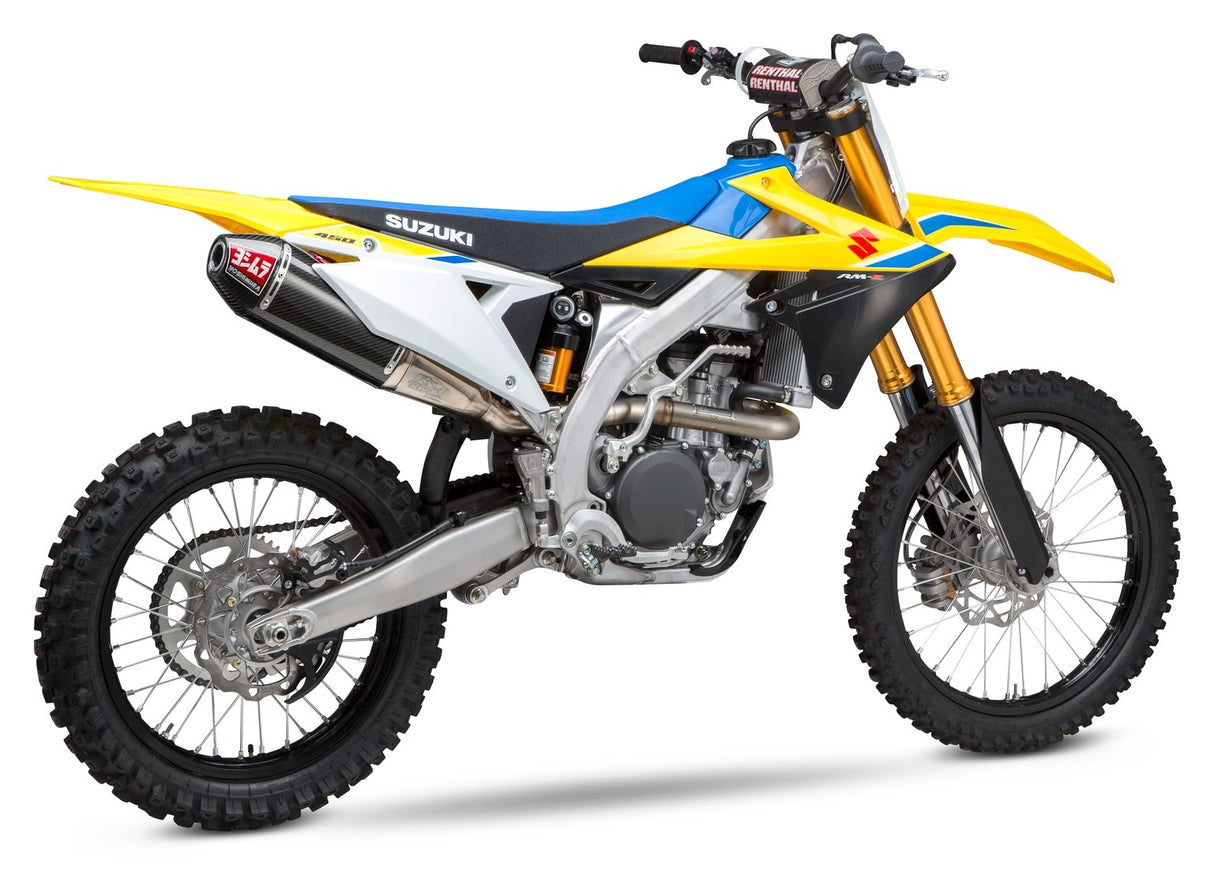 Yoshimura RS-4 Signature Stainless Full Exhaust System w/Aluminum Sleeve/Carbon End Cap for Suzuki RM-Z450 18-20