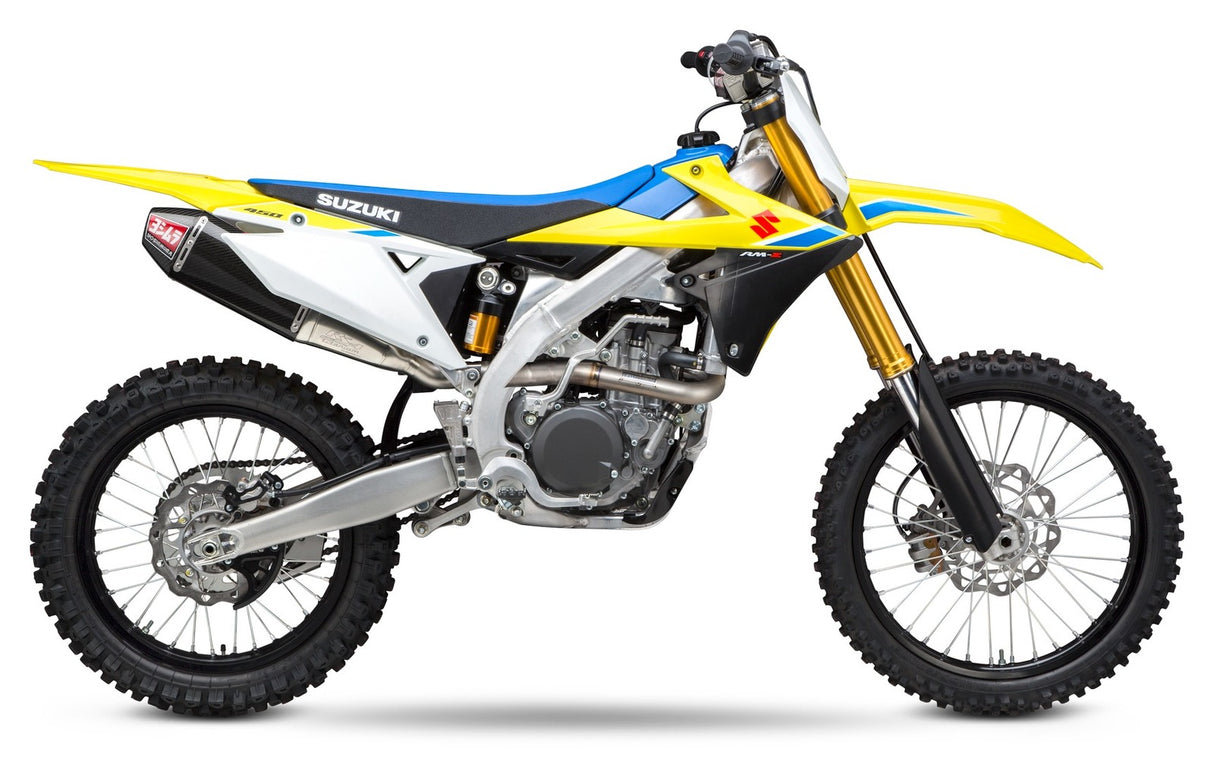 Yoshimura RS-4 Signature Stainless Full Exhaust System w/Aluminum Sleeve/Carbon End Cap for Suzuki RM-Z450 18-20