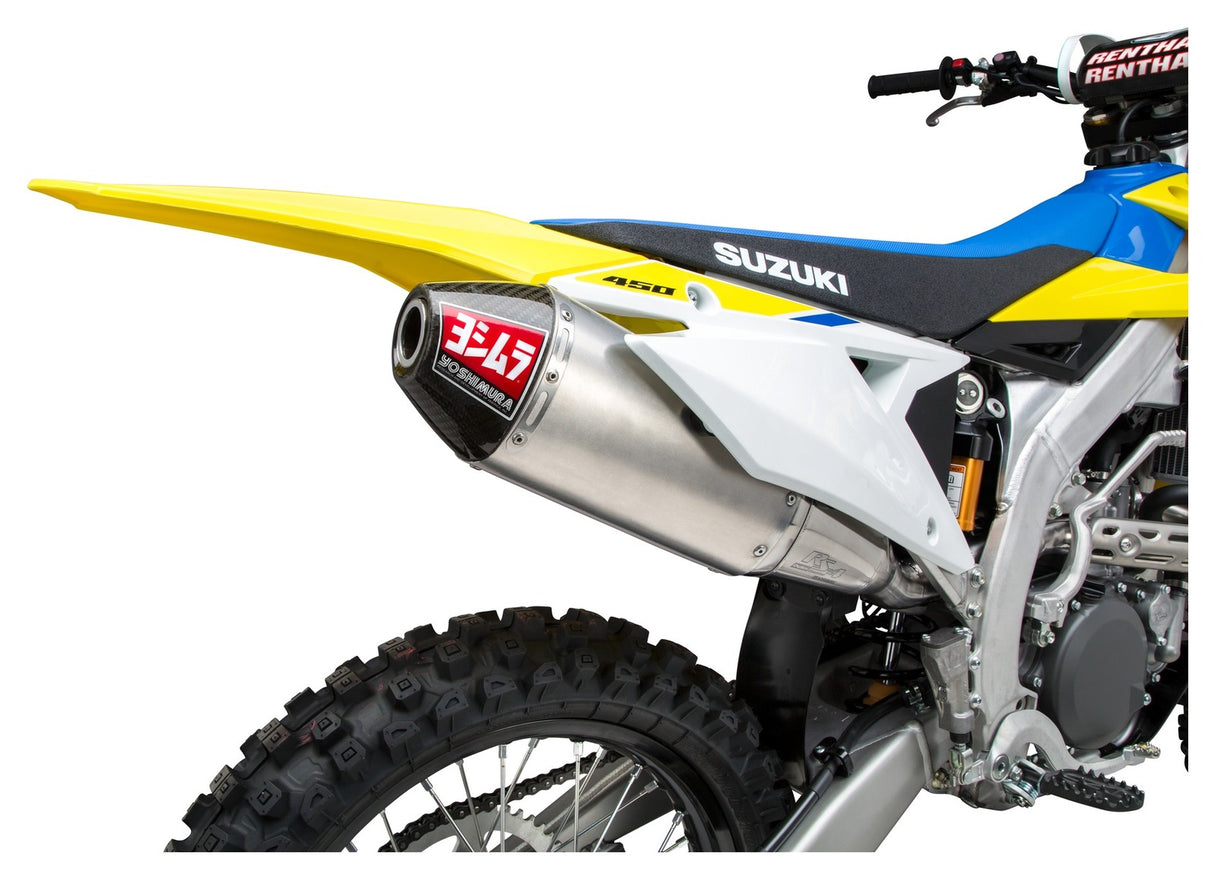 Yoshimura RS-4 Signature Stainless Full Exhaust System w/Aluminum Sleeve/Carbon End Cap for Suzuki RM-Z450 18-20