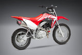 Yoshimura RS-9T Enduro Stainless Full Exhaust System w/Stainless Sleeve/Carbon End Cap for Honda CRF110F 19-21