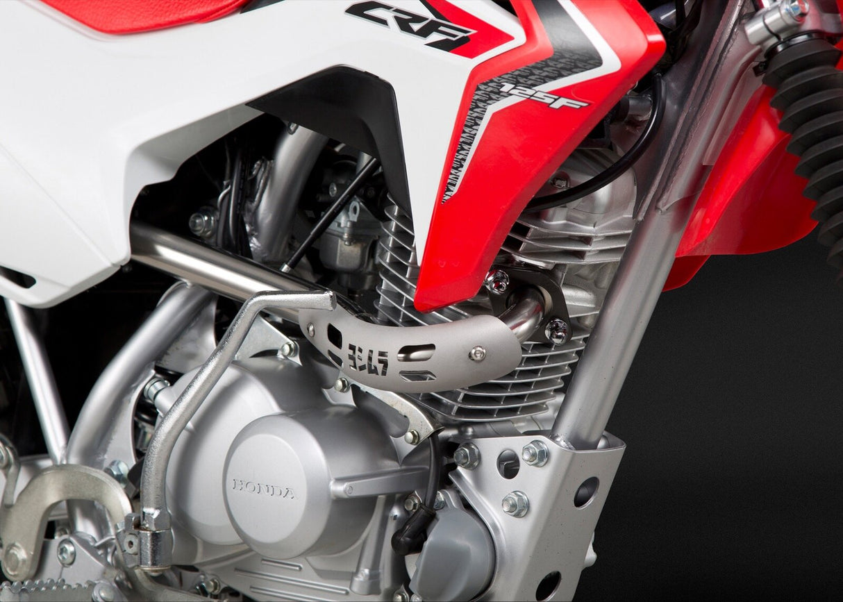 Yoshimura RS-2 Enduro Stainless Full Exhaust System w/Carbon Sleeve/Stainless End Cap for Honda CRF125F 14-18