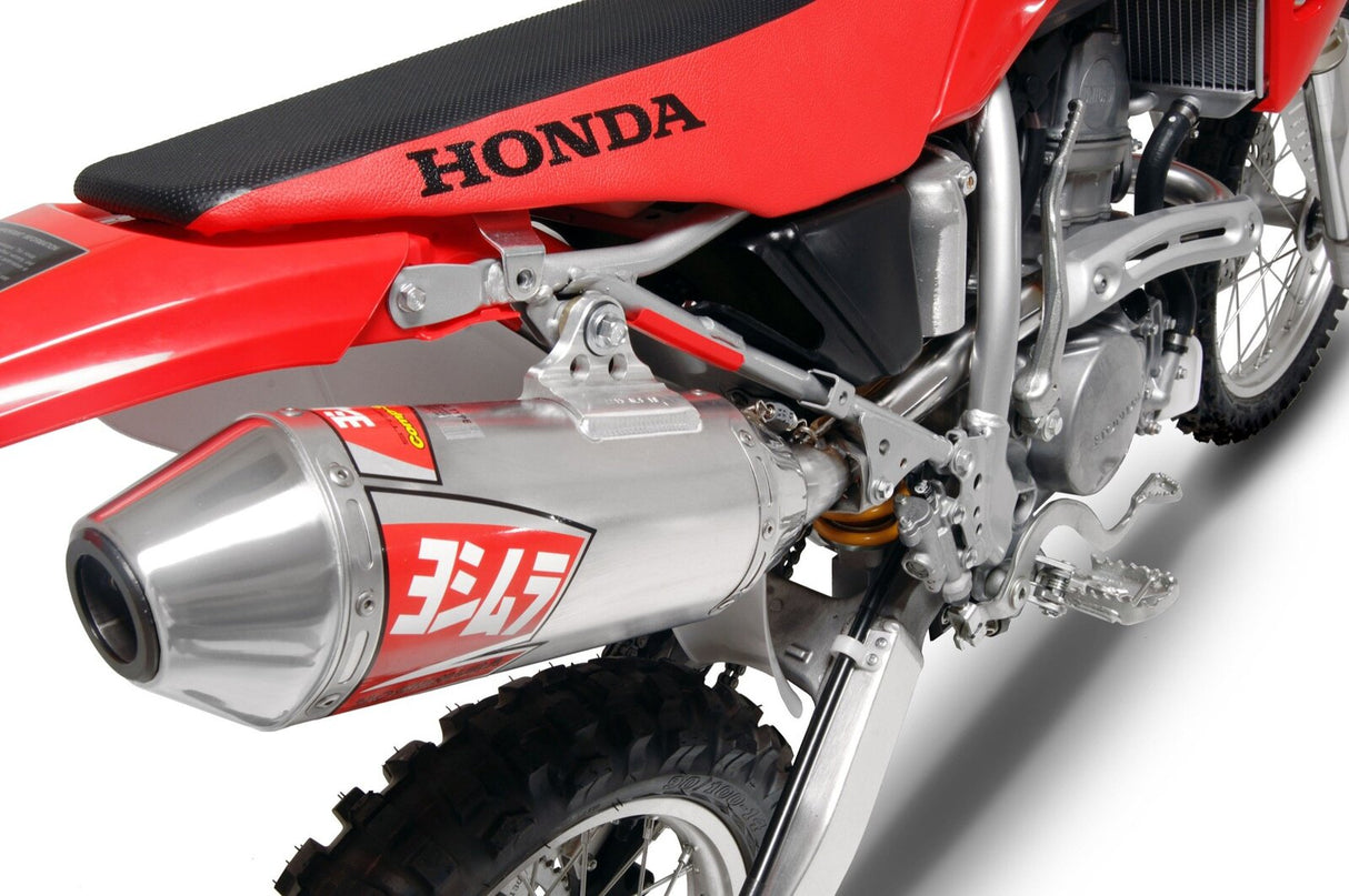 Yoshimura RS-2 Signature Stainless Full Exhaust System w/Aluminum Sleeve/Stainless End Cap for Honda CRF150R/RB 07-21