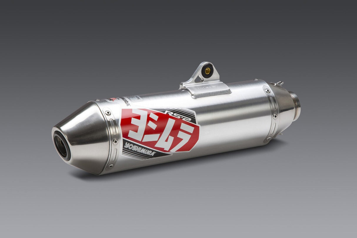 Yoshimura RS-2 Signature Stainless Full Exhaust System w/Aluminum Sleeve/Stainless End Cap for Honda CRF450R 06-08