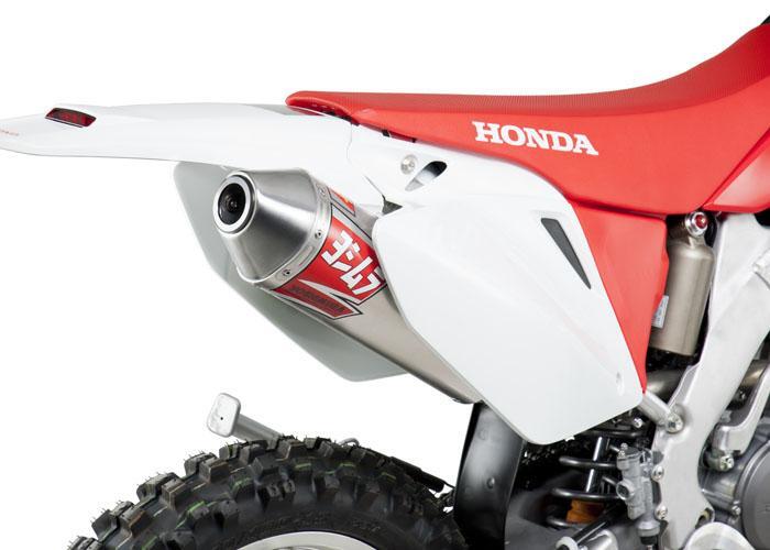 Yoshimura RS-2 Signature Stainless Slip-On Muffler w/Aluminum Sleeve/Stainless End Cap for Honda CRF250X 04-17/CRF250R 04-05