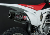 Yoshimura RS-9 Signature Titanium Dual Slip-On Mufflers w/Aluminum Sleeve/Carbon End Cap for Honda CRF250R 14-17